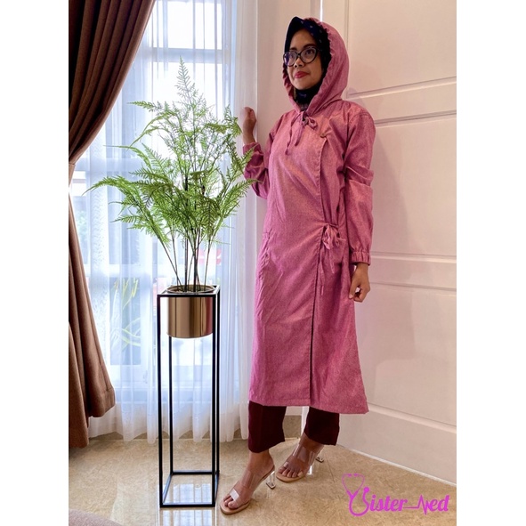 PO 2 Hari Gown APD Dokter/ Perawat/ Bidan Model Kimono+Hoodie