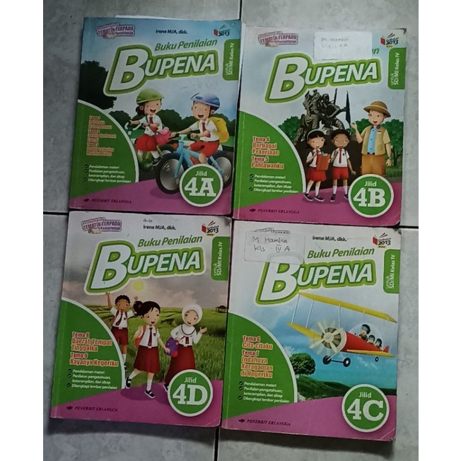 

Buku Bupena Kelas 4 Jilid 4A, 4B, 4C, 4D