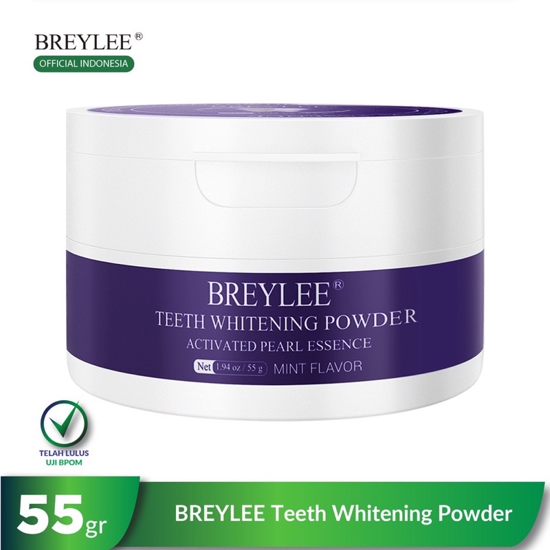 [BPOM] BREYLEE Teeth Whitening Powder &amp; Pen - Memutihkan Gigi | CLEANSING PAD