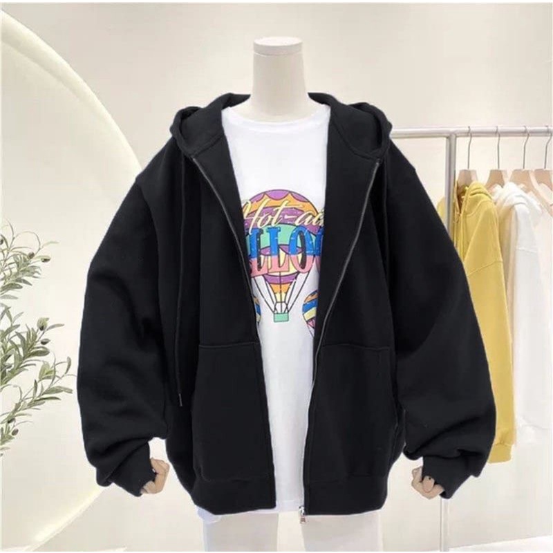 Ziper Hoodie Jumper Unisex Size M.L.XL.XXL | Jaket Ziper Hoodie Pria|Wanita