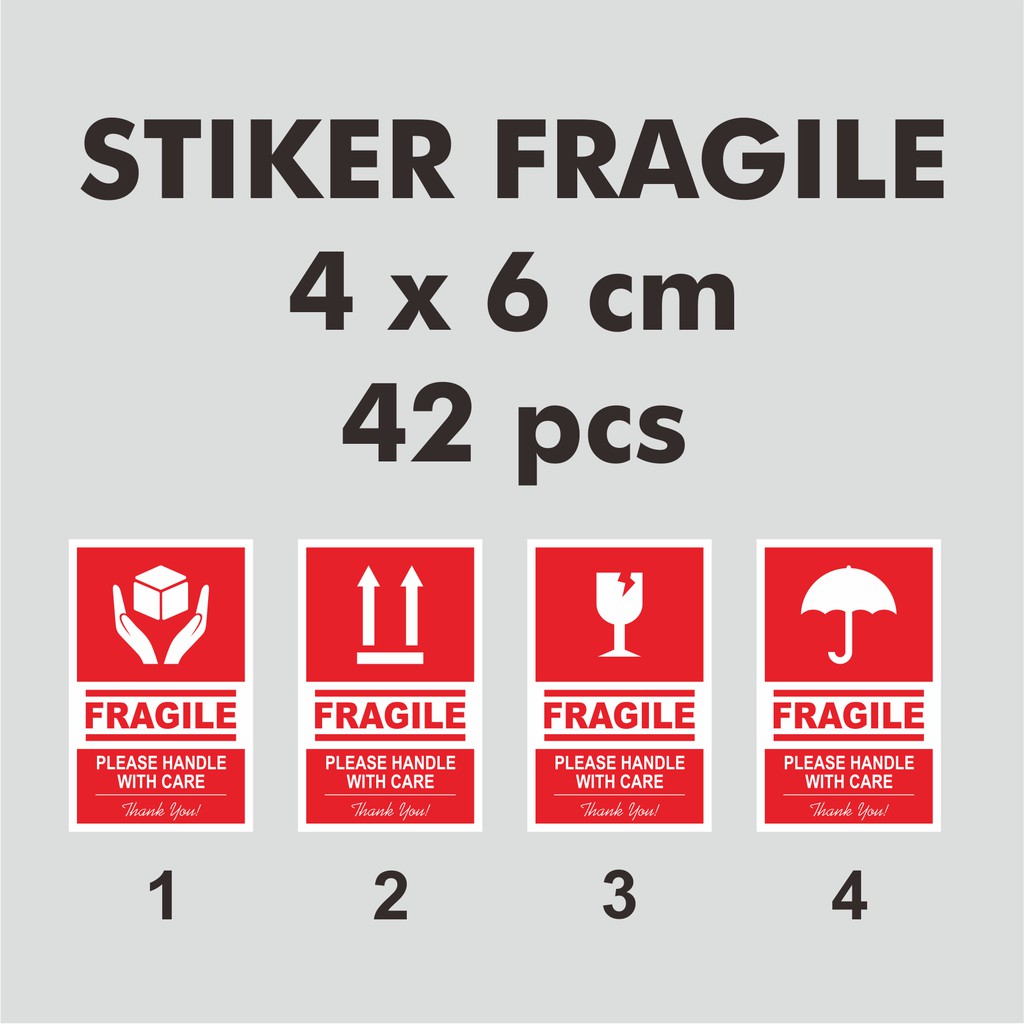 

stiker FRAGILE Cromo