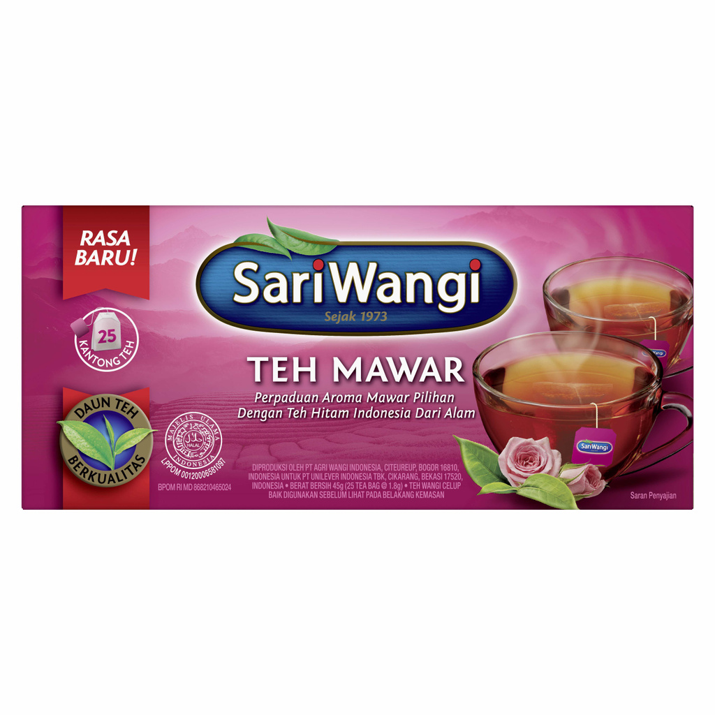 

[Gift] Sariwangi Teh Mawar Celup Isi 25