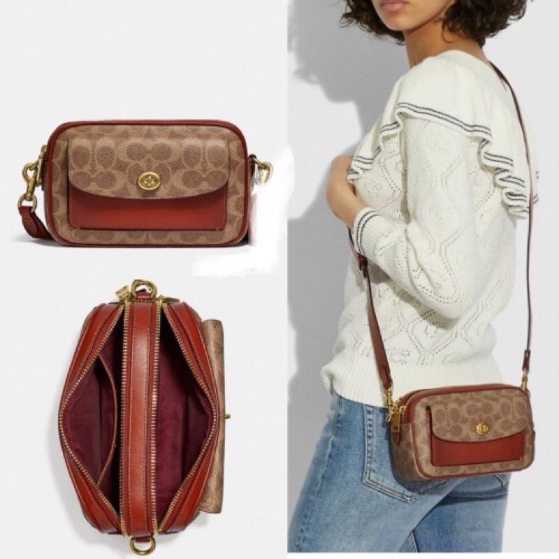 Jual Coach Willow Camera Bag in signature Shopee Indonesia