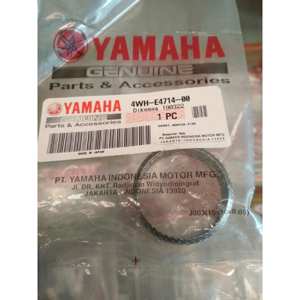 paking sambungan kenalpot f1zr