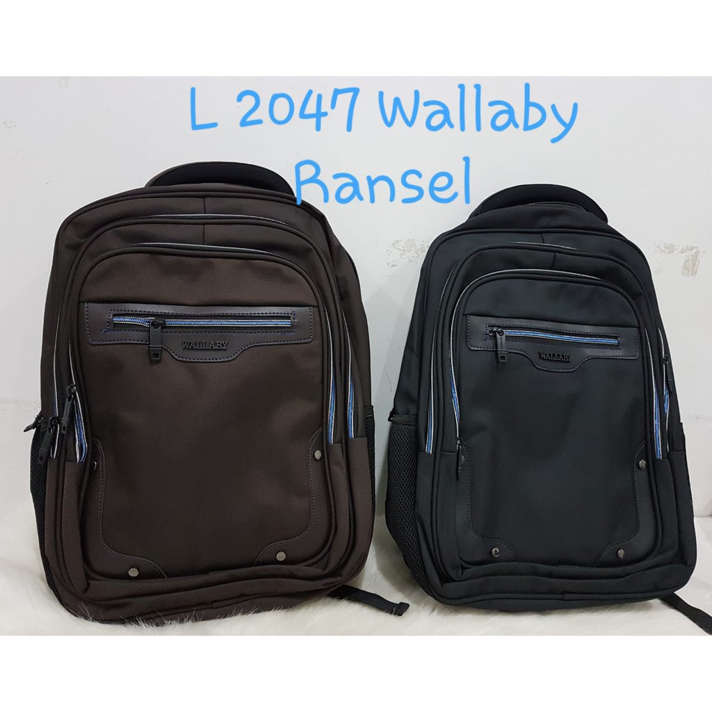 11.11   TERMURAH TAS RANSEL LAPTOP PRIA WALLABY IMPORT 3 MODEL (BISA COD) #Shopeehaul