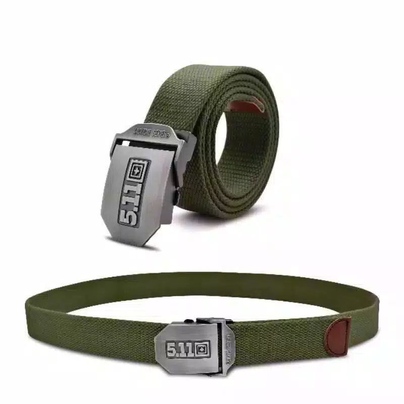 Ikat Pinggang Gesper Pria Kanvas Jepit Polos Sabuk Canvas Tactical 511 Fashion Men Belt