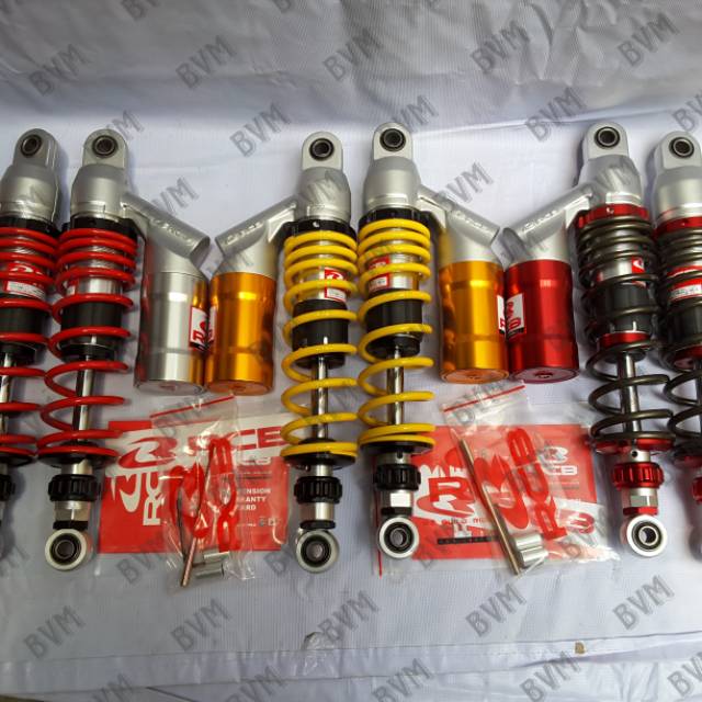 Shockbreaker Shock Belakang Tabung Atas RCB Racing Boy SB2 Series 335 mm Motor Bebek Supra X RX King