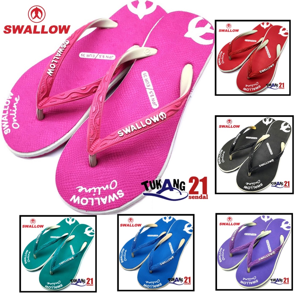 SANDAL JEPIT SWALLOW ONLINE - SANDAL JEPIT WANITA - SANDAL JEPIT MURAH ANTI SELIP
