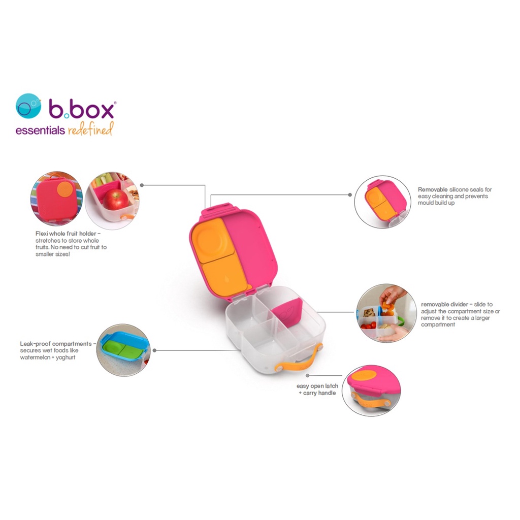 b.box Mini Lunch Box Kotak Makan Anak dan Dewasa