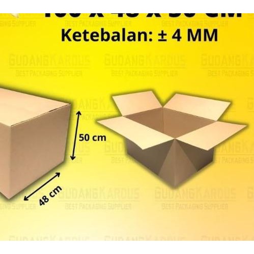 

☟ Kardus Box Jumbo | Karton Box Besar Polos 100 x 48 x 50 CM ➪