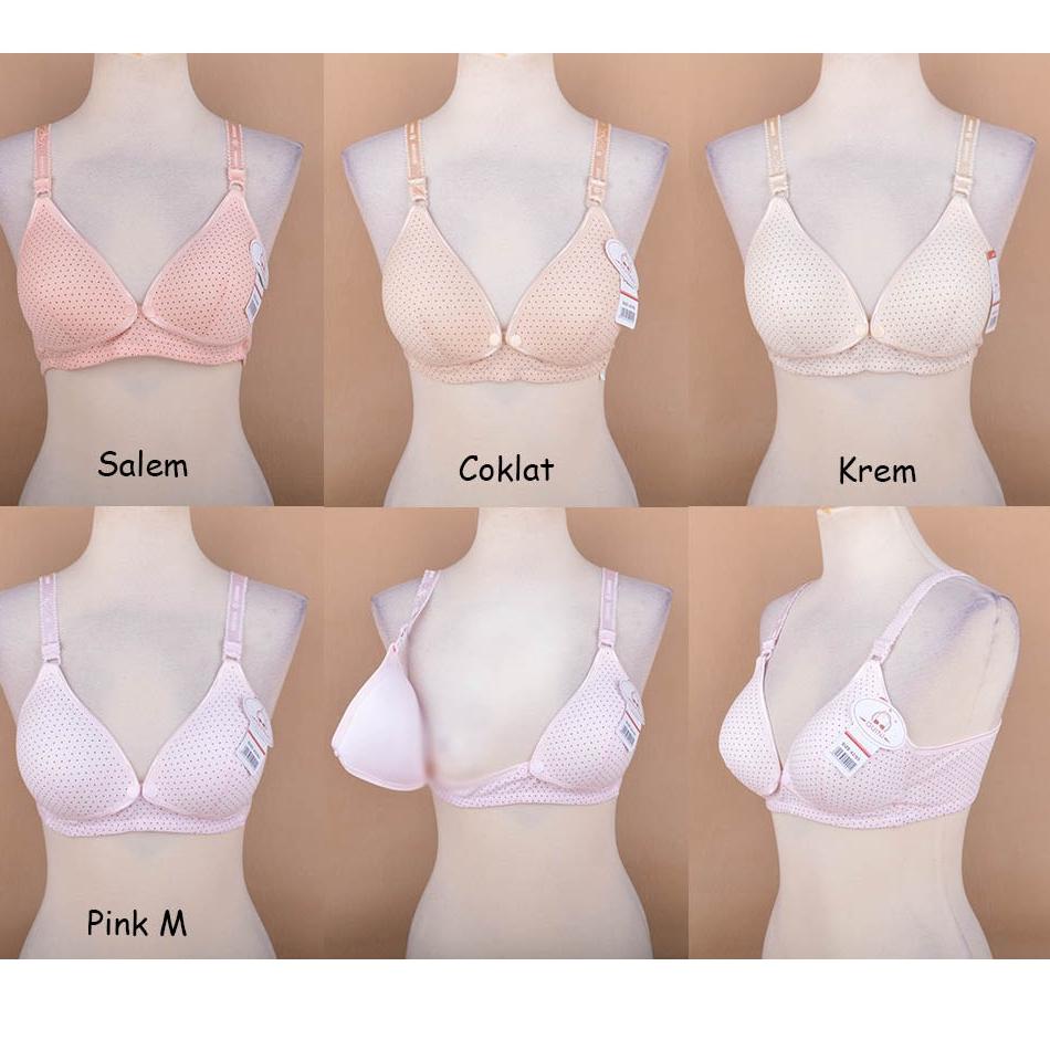 "SAM. 823458" BH Bra Menyusui Guini Busa tanpa Kawat -7