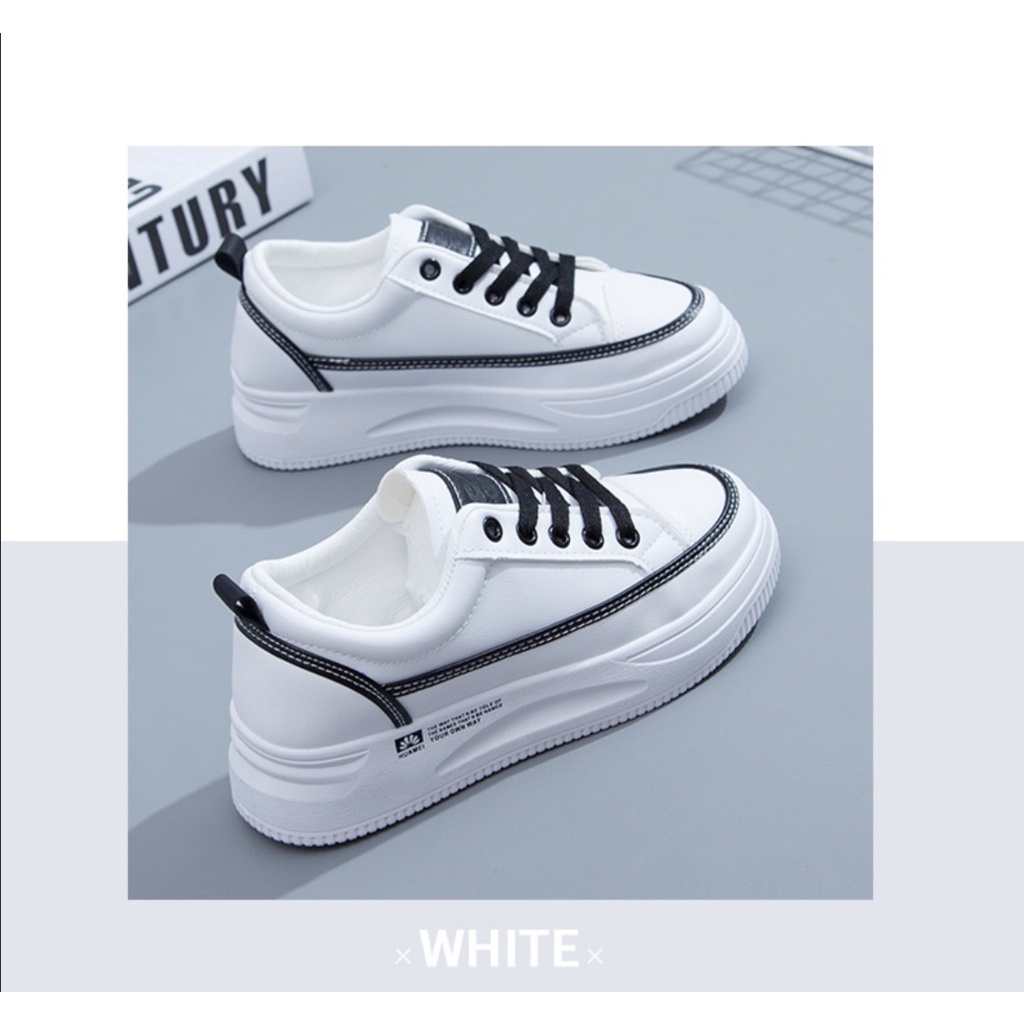 [SEPATU IMPORT88] Sepatu Wanita Sneakers Wanita Import Premium Quality SP 549-WHITE