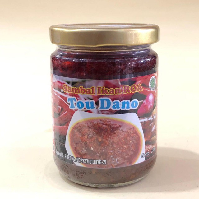 

SAMBAL IKAN ROA TOU DANO 250gr