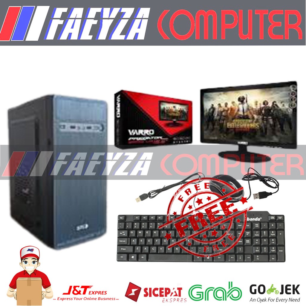 Komputer Hemat Lengkap Intel Core I5 Ram 8gb HDD 500gb LED 19&quot;