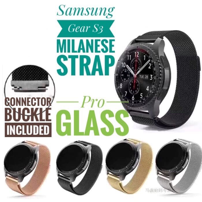 Milanese Magnetic Loop Stainless Steel Strap Samsung Gear S3