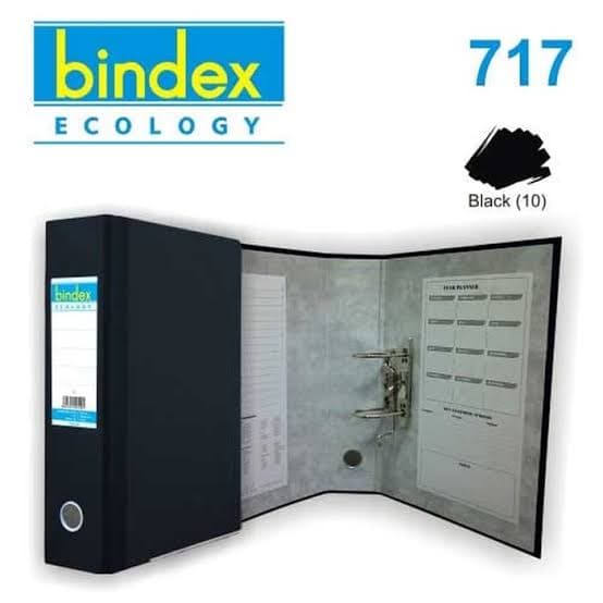 

File-Box- Ordner Bindex 717 Ukuran Folio 7Cm 70Mm Hitam Black -Box-File.