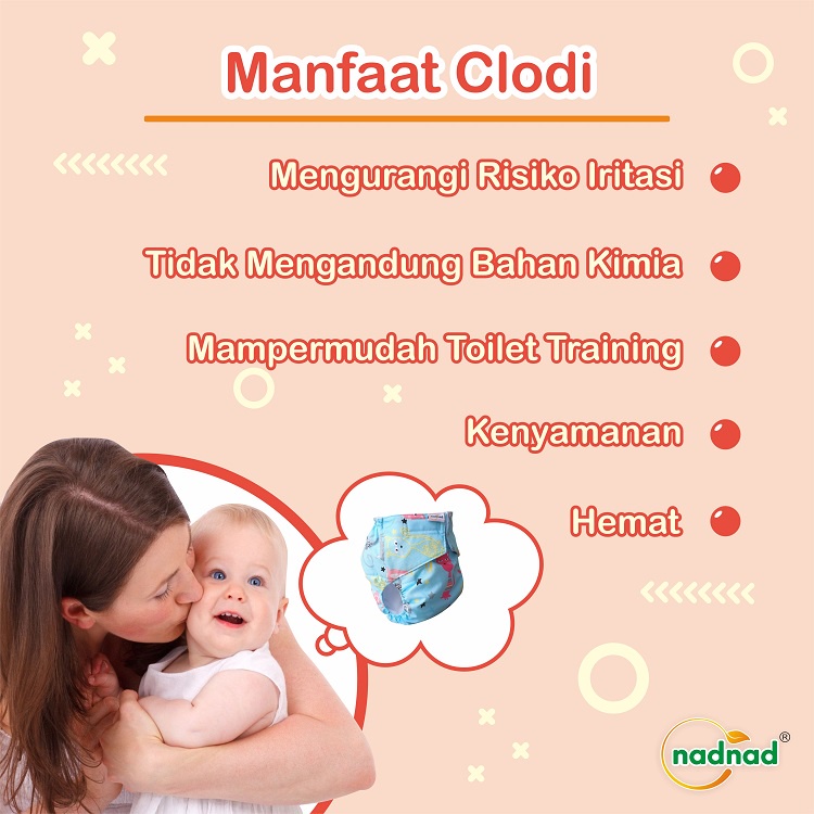 Clodi Popok Cover Perekat bb 3-11KAg Dan Celana BB 7-17 Kg Popok Kain Cuci Ulang By Nadnad Inovasi Terbaru Motif Full Printing Kain Lebih Lembut Dan Tidak Luntur