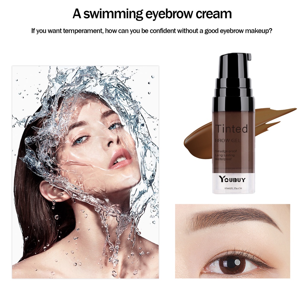 YOUBUY Eyebrow Cream Gel waterproof Pensil Alis-kosmetik Mata