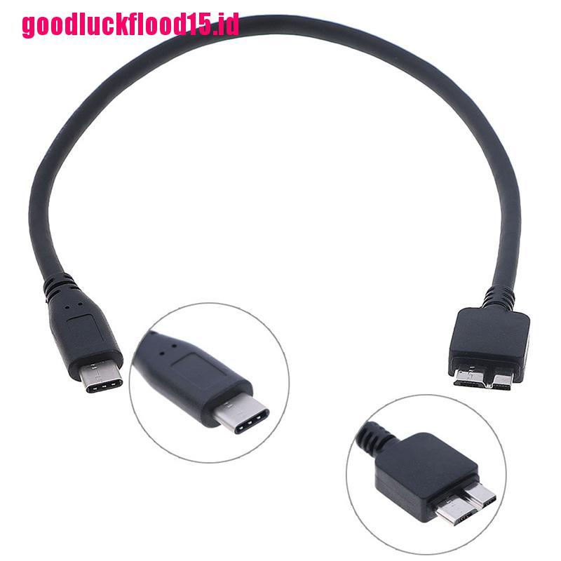 {LUCKID}USB c to micro usb cable type c to micro b cable for hdd hard disk 30cm