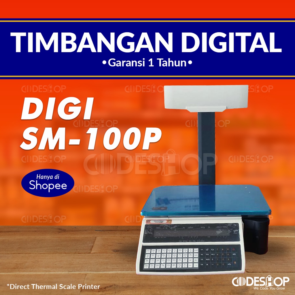 MURAH TIMBANGAN DIGITAL DIGI SM-100P | SM-100P