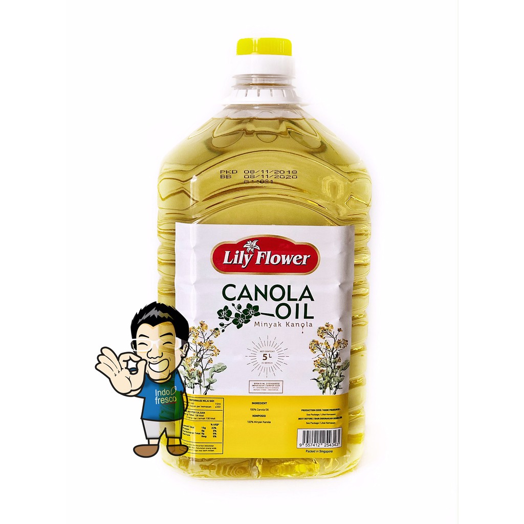 

Minyak Kanola Lily Flower- Canola Oil 5L