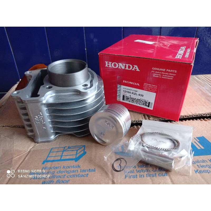 FULLSET BLOK SEHER  BORING PISTON BEAT VARIO 110 LED SCOOPY SPACY 110 FI INJEKSI 2012 2013 2014 2014