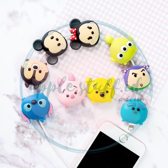 CABLE BITE / CABLE PROTECTOR TSUM-TSUM (CBXT-001 - CBXT-020)