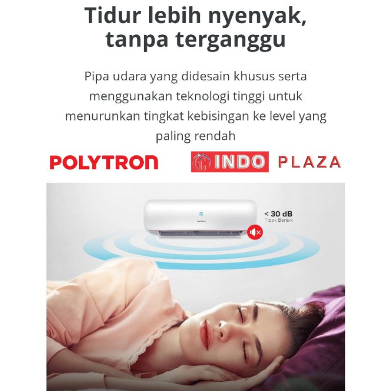 AC POLYTRON 1 PK NEW 2021 LOW WATT + CEPAT DINGIN NEUVA PRO PAC 09VZ