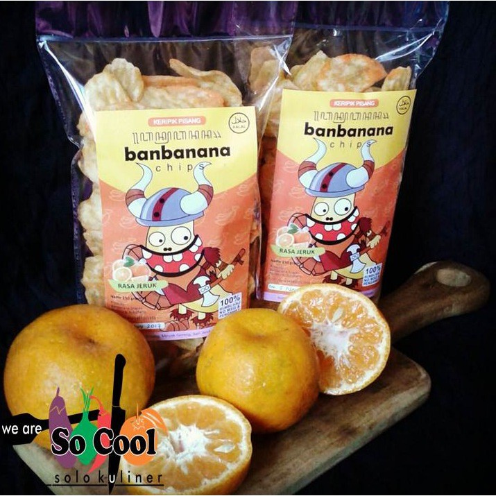 

Keripik Pisang Sehat Banbanana Solo Kuliner Bumbu Jeruk