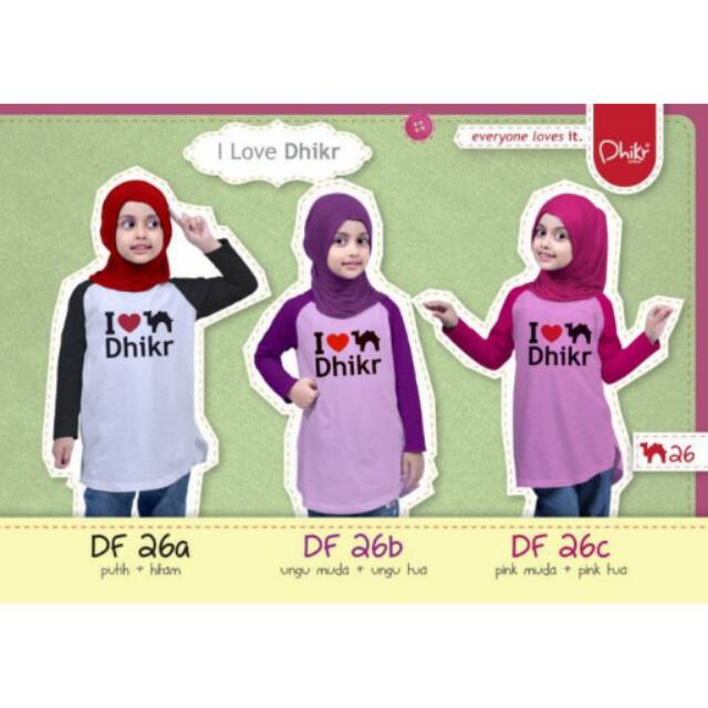 KAOS PREMIUM SALE DHIKR KIDS MODEL 26