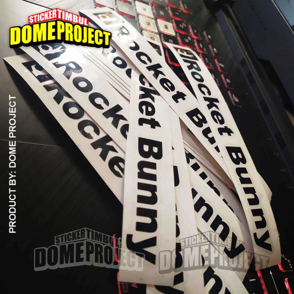 Stiker Cutting ROCKET BUNNY CUTTING STICKER STIKER MOBIL STIKER BODY MOBIL