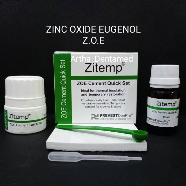 ZINC OXIDE EUGENOL ZOE ZITEMP