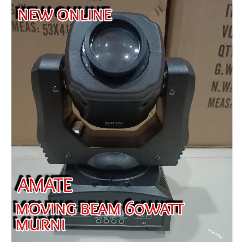 MOVING BEAM MINI AMATE 60WATT MURNI FULL COLOUR