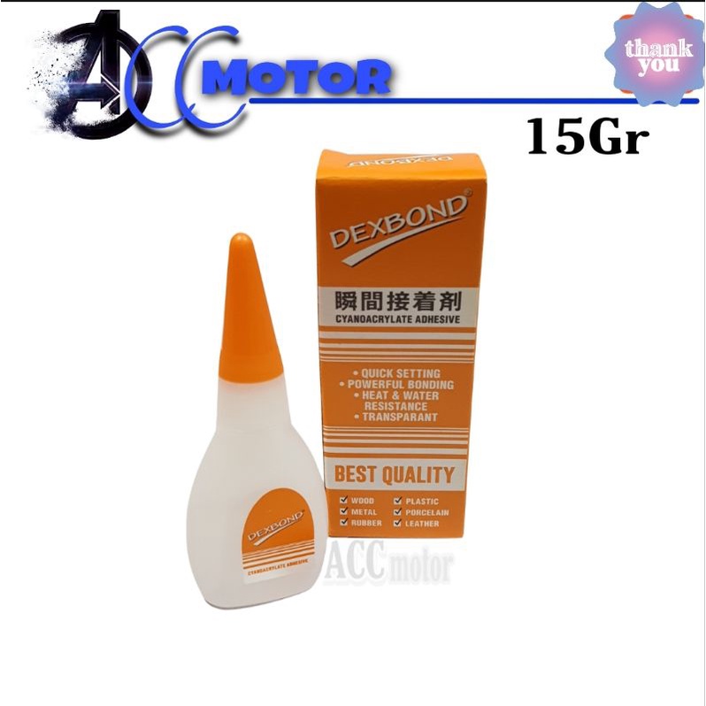 

Lem Tetes Korea Super Glue 15Gr Dexbond Best Quality