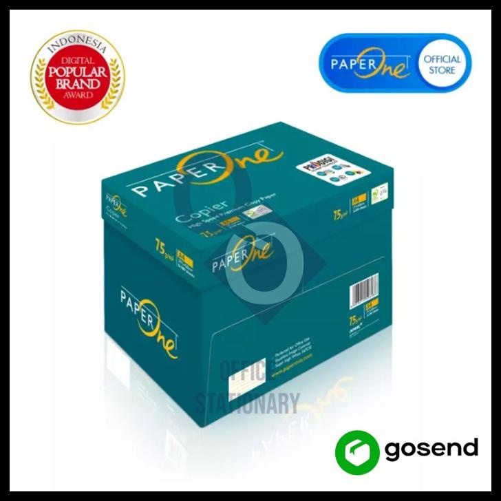 

COD KERTAS HVS A4 75GR PAPER ONE - 1 DUS MURAH KHUSUS GOSEND / GRAB COD