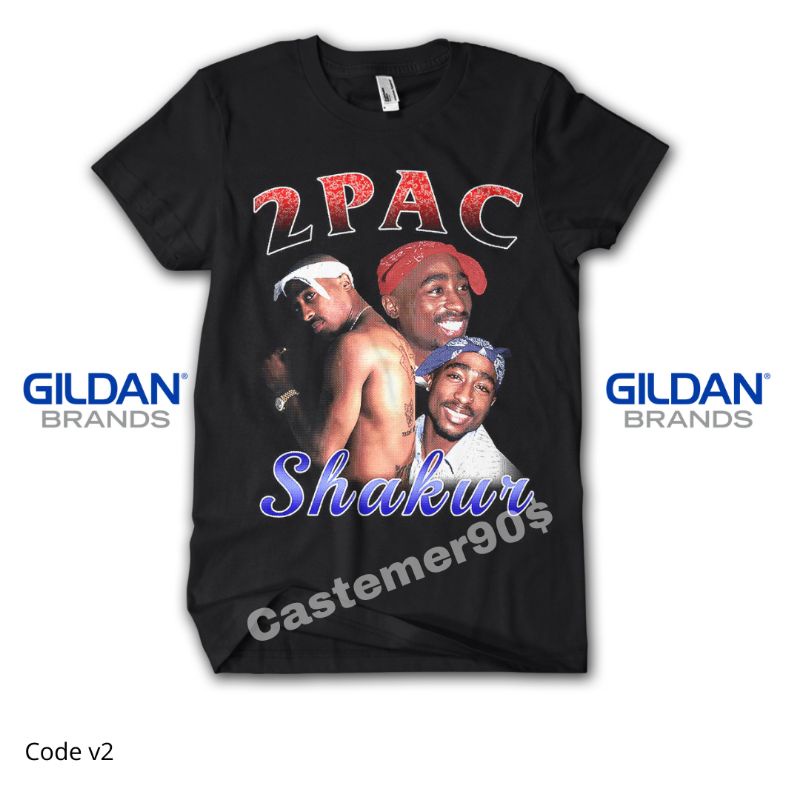 kaos vintage TUPAC SHAKUR /2pac