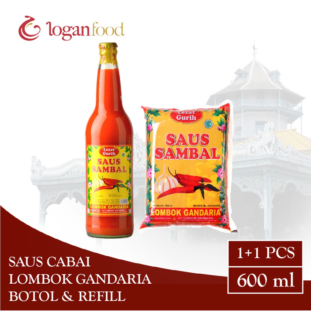 

Lombok Gandaria Paket Hemat Saus Cabai Botol + Refill