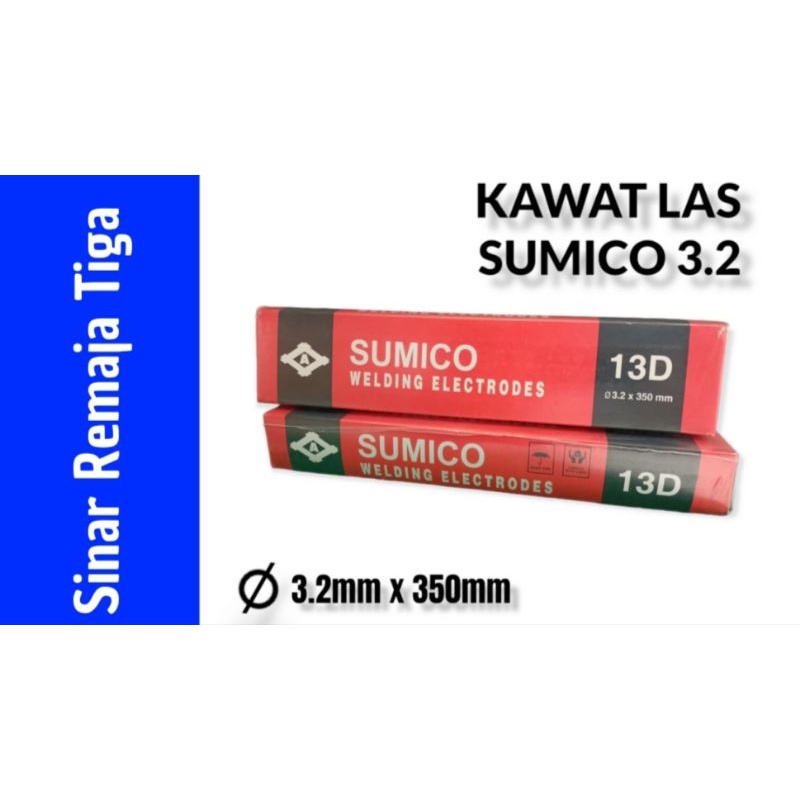 

Electroda / Kawat Las Sumico 3,2 x 350mm