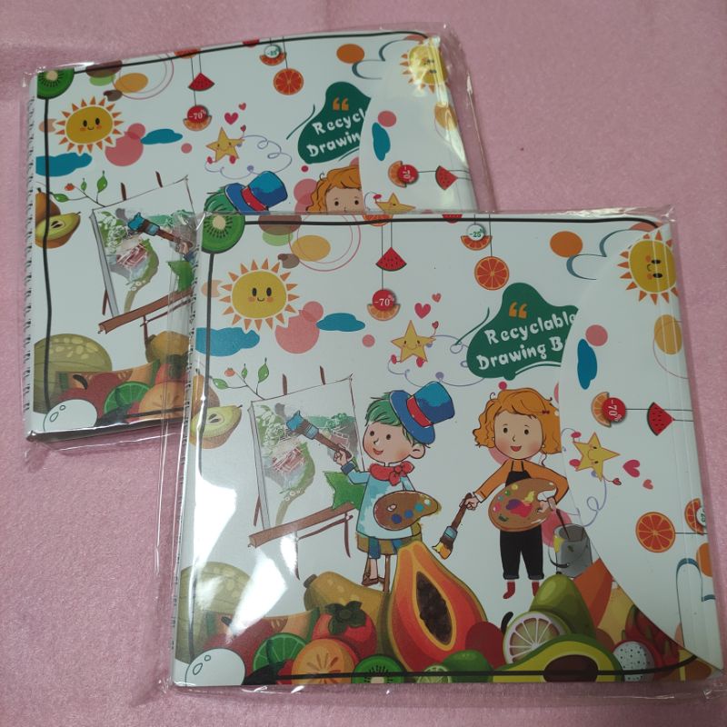 

Recyclable Drawong Book / BUKU MENGGAMBAR PORTABLE IMPORT KUALITAS PREMIUM