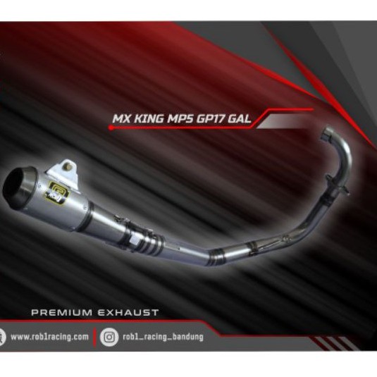 KNALPOT ROB1 RCB1 MX KING MP5 GP17 [GALVANIS]