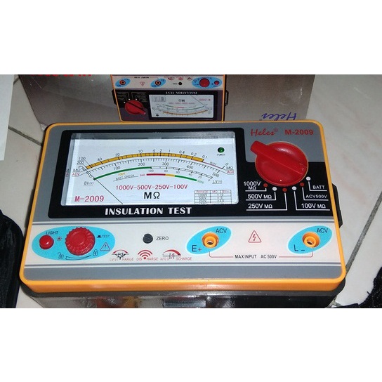 Multi Tester Analog Jarum - Insulation Resistance Tester