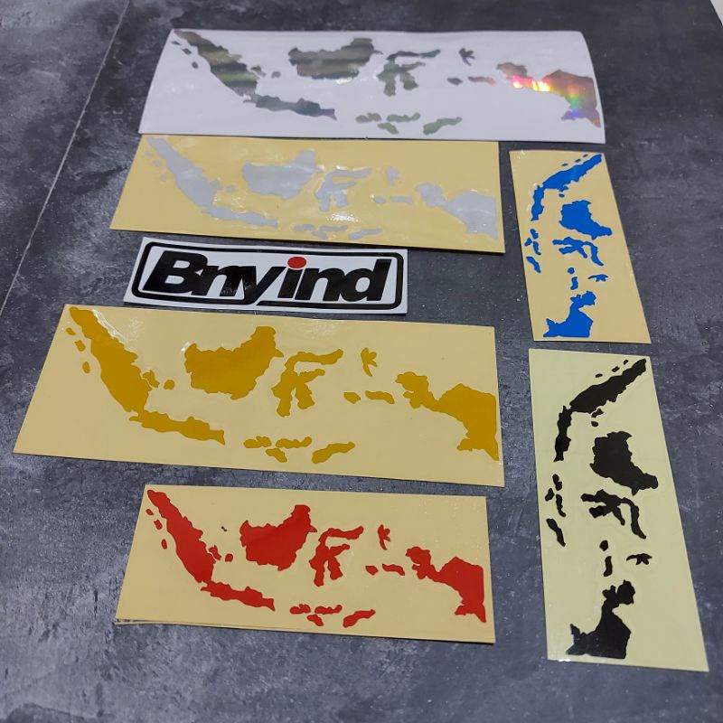 STICKER PETA INDONESIA CUTTING