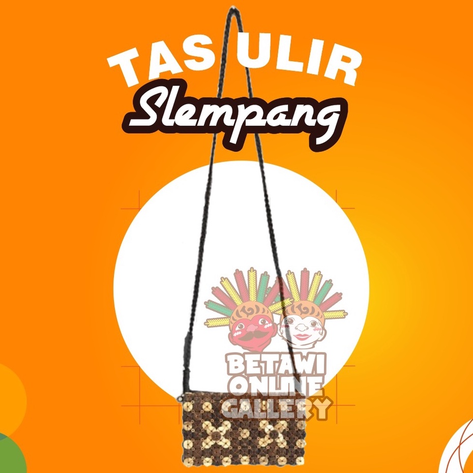 Tas Selempang Batok Kelapa / Tas ulir mini / Tas Handmade