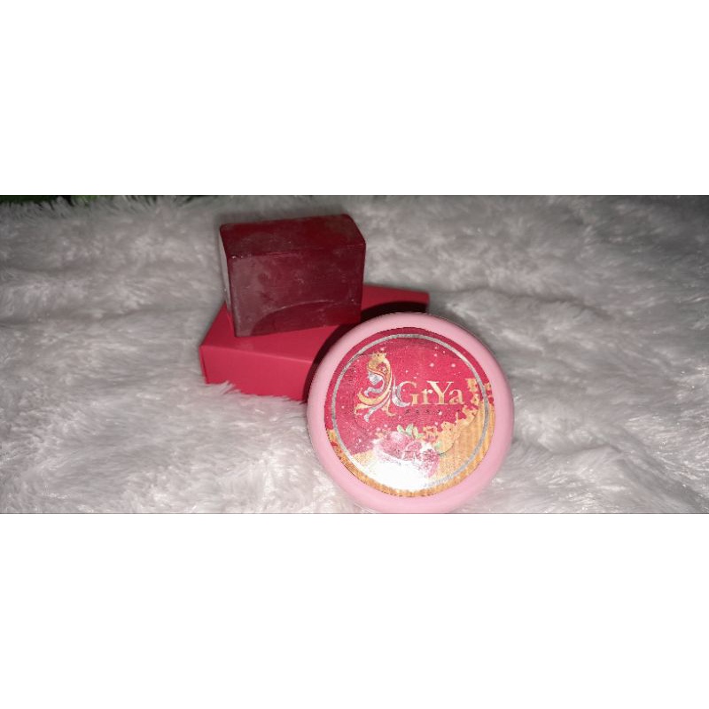 paket hemat 1/2 sabun dna salmon dan 30 g glow up body n serum grya beauty