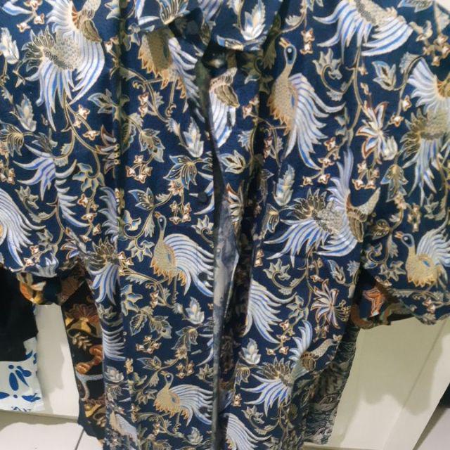 Kemeja Batik Pria Lengan Pendek Bs07 Katun Modern Dixmont Semi Slimfit Premium