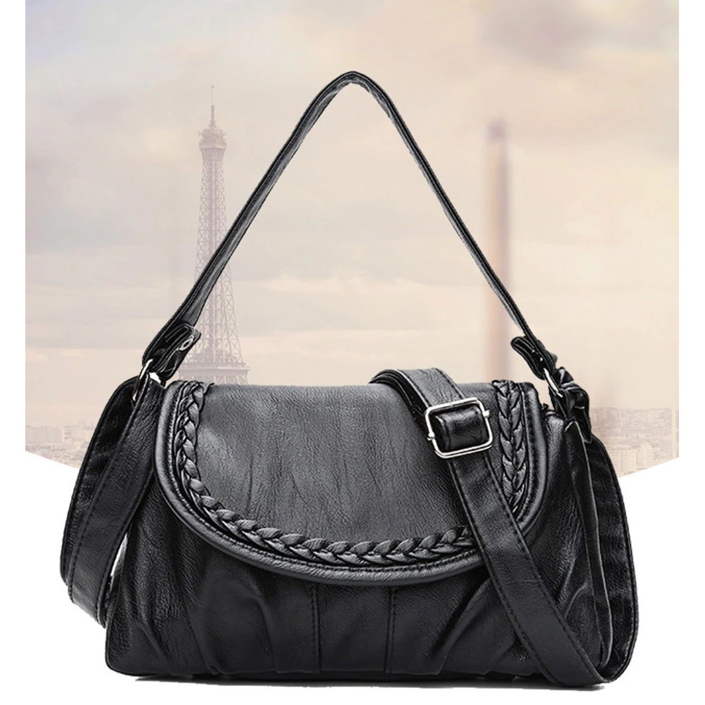 TAS SELEMPANG WANITA JASMINE U SHAPE MODEL TUP KEPANG