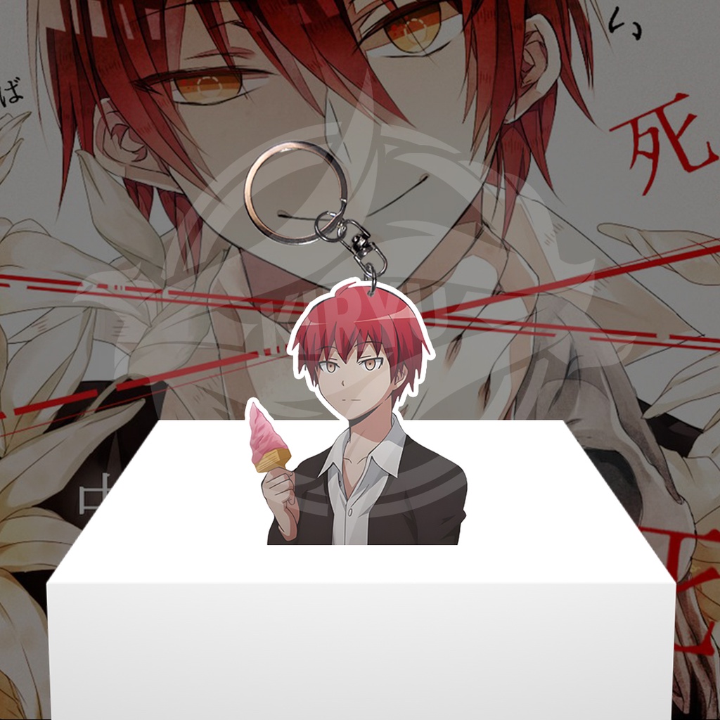 Gantungan Kunci Gantungan HP Anime Ansatsu Kyoushitsu Akabane Karma - Ganci Akrilik - Keychain Acryl