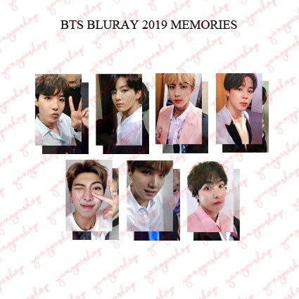 [READY / SET] 2019 BLURAY MEMORIES BTSN PHOTOCARD FAN MADE UNOFFICIAL YANGPASHOP JUNGKOOK V TAEHYUNG