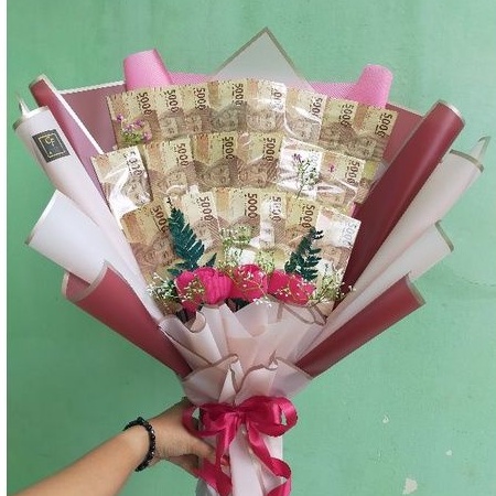 Buket uang Asli //kado ultah /BM 20L