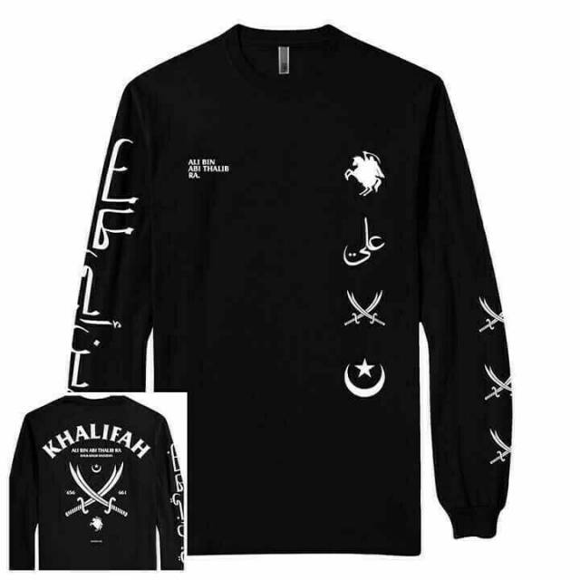 KAOS DAKWAH TANGAN PANJANG KHALIFAH SAHABAT NABI MUHAMMAD SAW